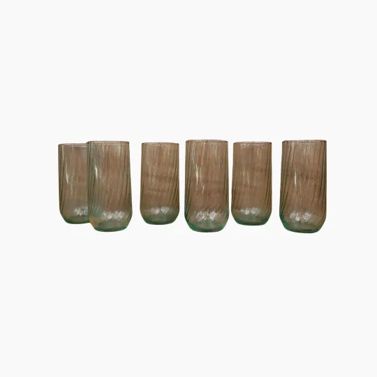 Verres à Boire Vintage de Luminarc, 1970s, Set de 6 en vente sur