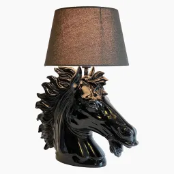 Lampe cheval années 80 par codico strasbourg
