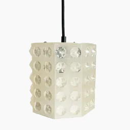 Suspension vintage rotaflex octogonal diamant