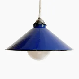 Suspension industrielle en tôle émaillée