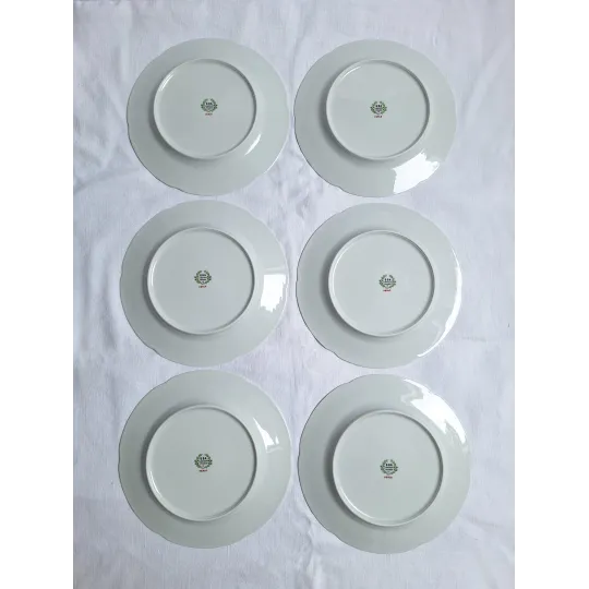 Assiettes plates porcelaine de Limoges