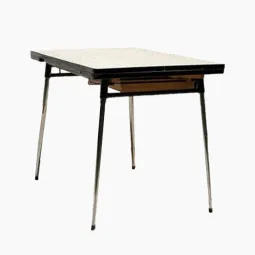 Table vintage en formica à 2 rallonges