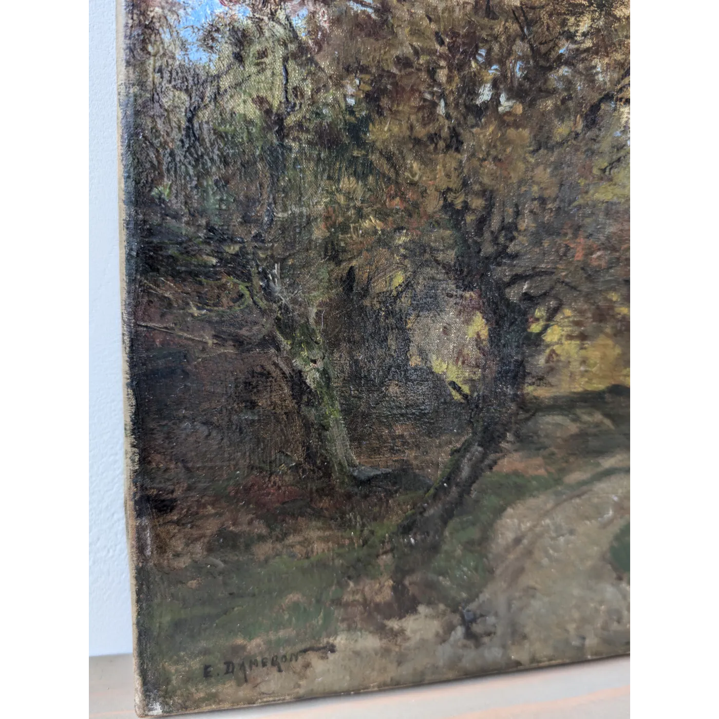 Peinture ancienne style Barbizon