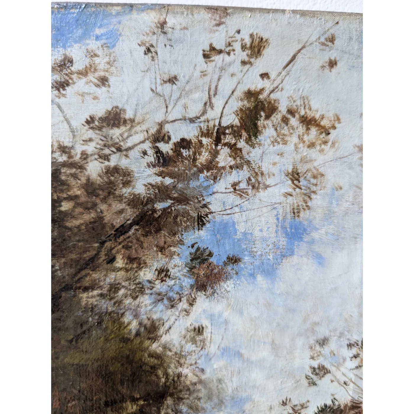 Peinture ancienne style Barbizon