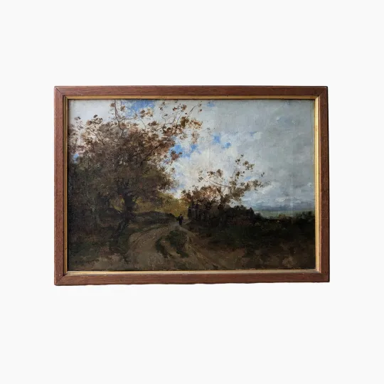 Peinture ancienne style Barbizon