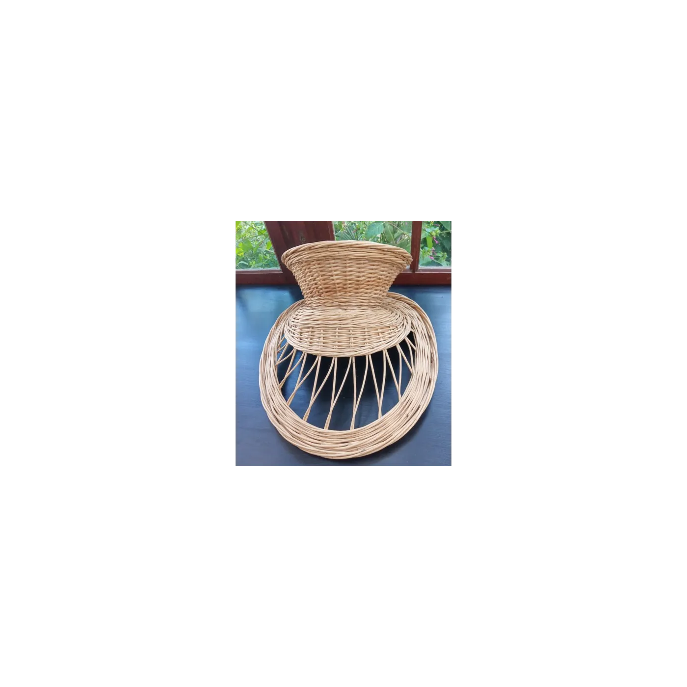 Fauteuil rotin enfant en osier