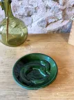 Vide-poche ou cendrier avec loutre et poisson en fonte émaillée, Finlande