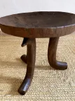Tabouret tripode éthiopien en bois