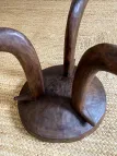 Tabouret tripode éthiopien en bois