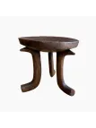 Tabouret tripode éthiopien en bois