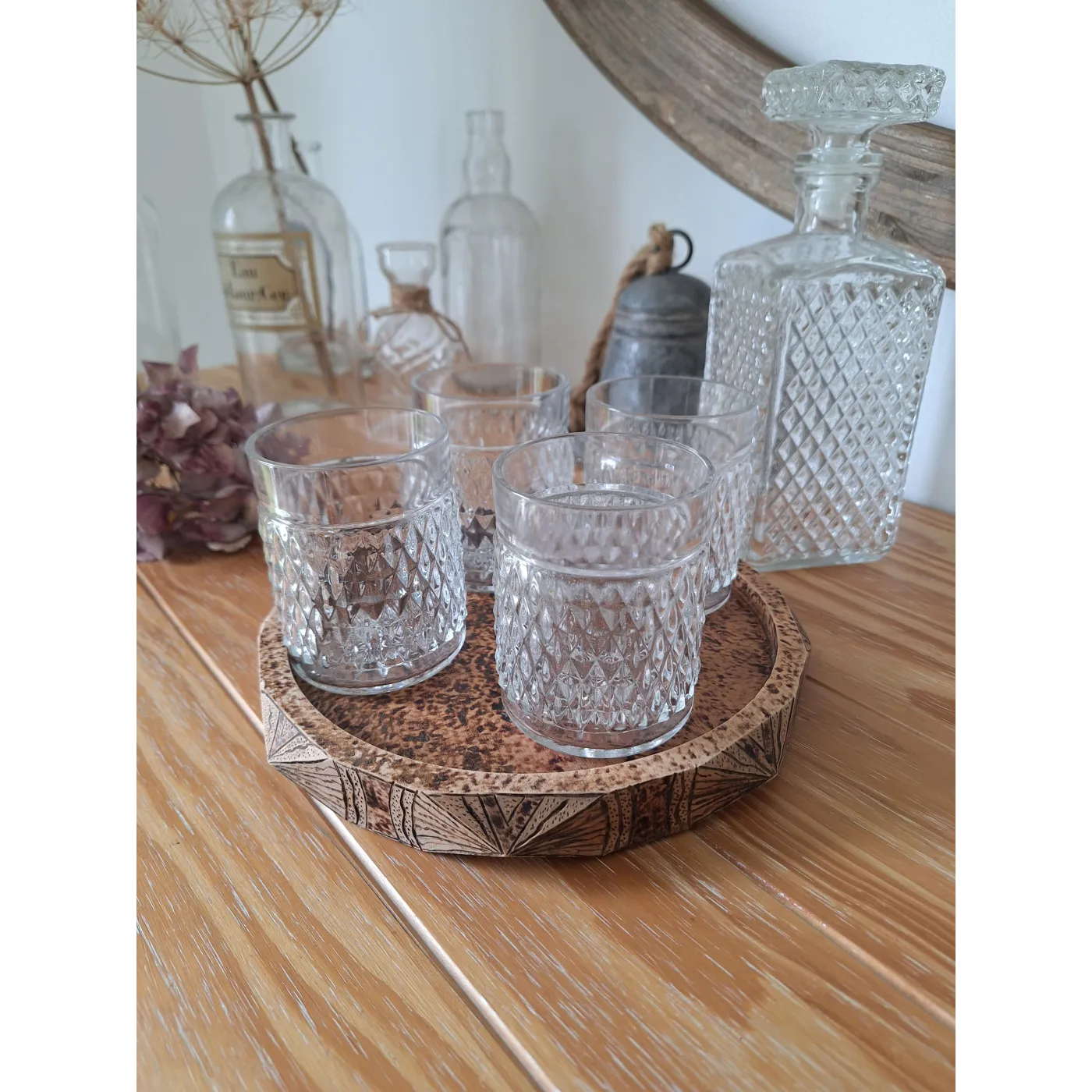 Verres à whisky vintage