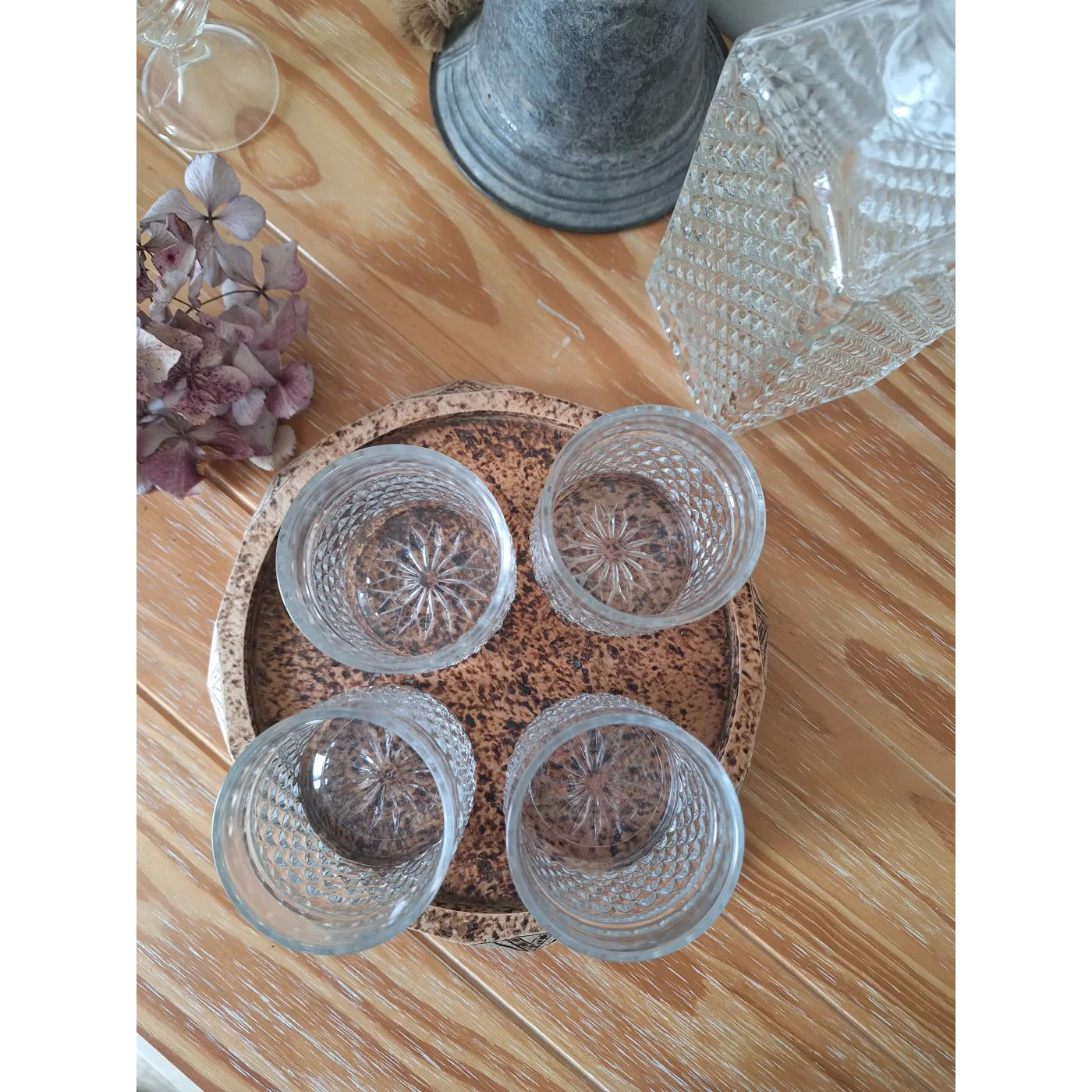 Verres à whisky vintage