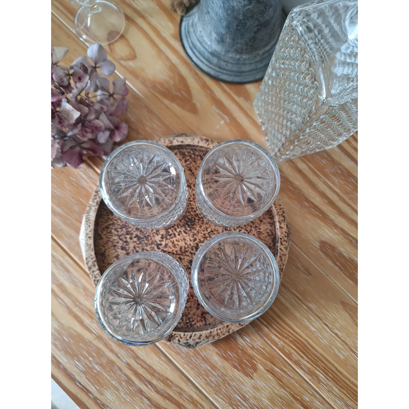 Verres à whisky vintage