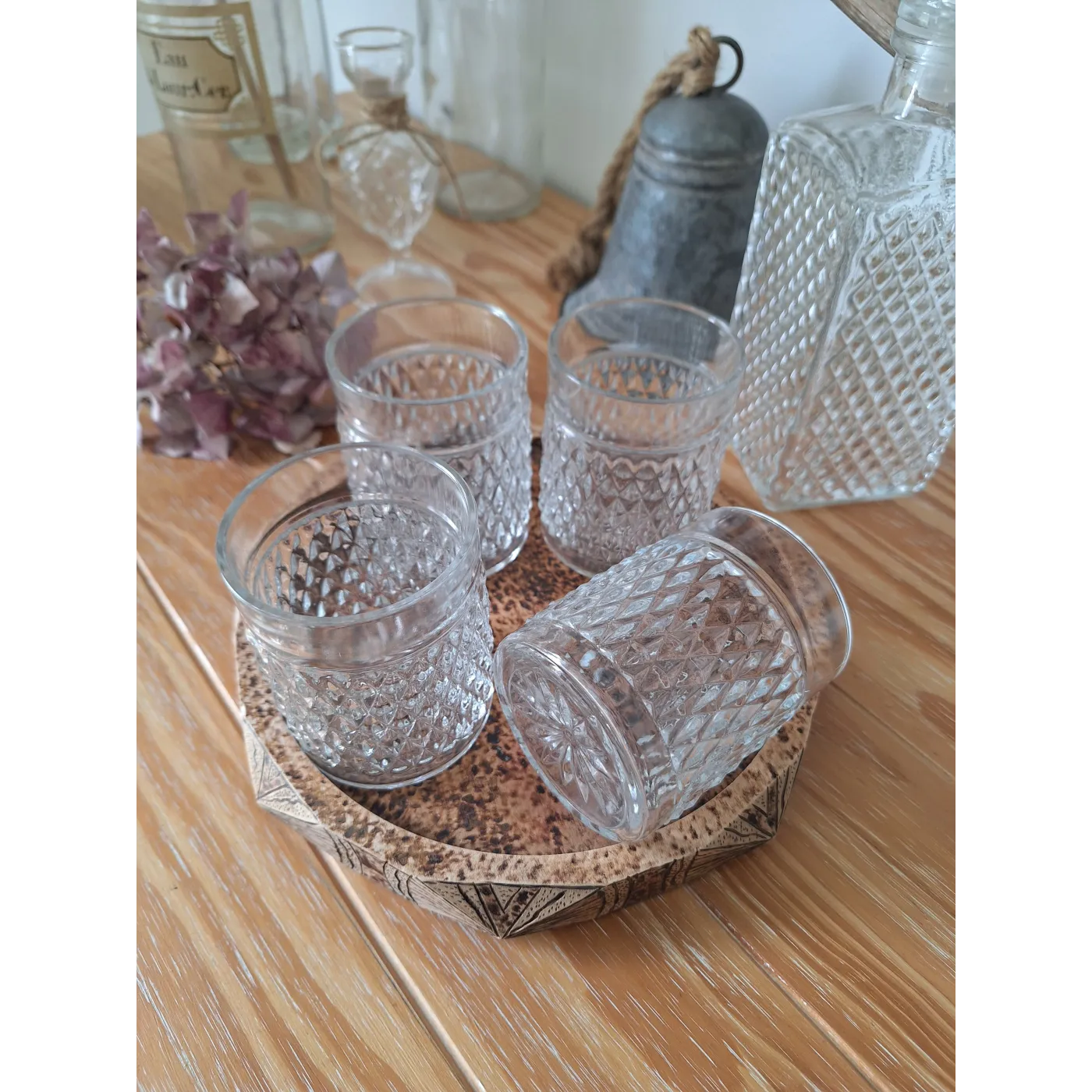 Verres à whisky vintage