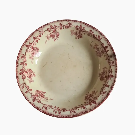 Plat rose terre de fer rose