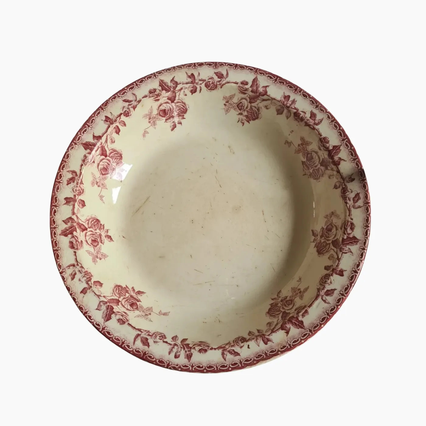 Plat rose terre de fer rose