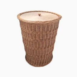 Lot de paniers et corbeilles en rotin vintage - Décoration