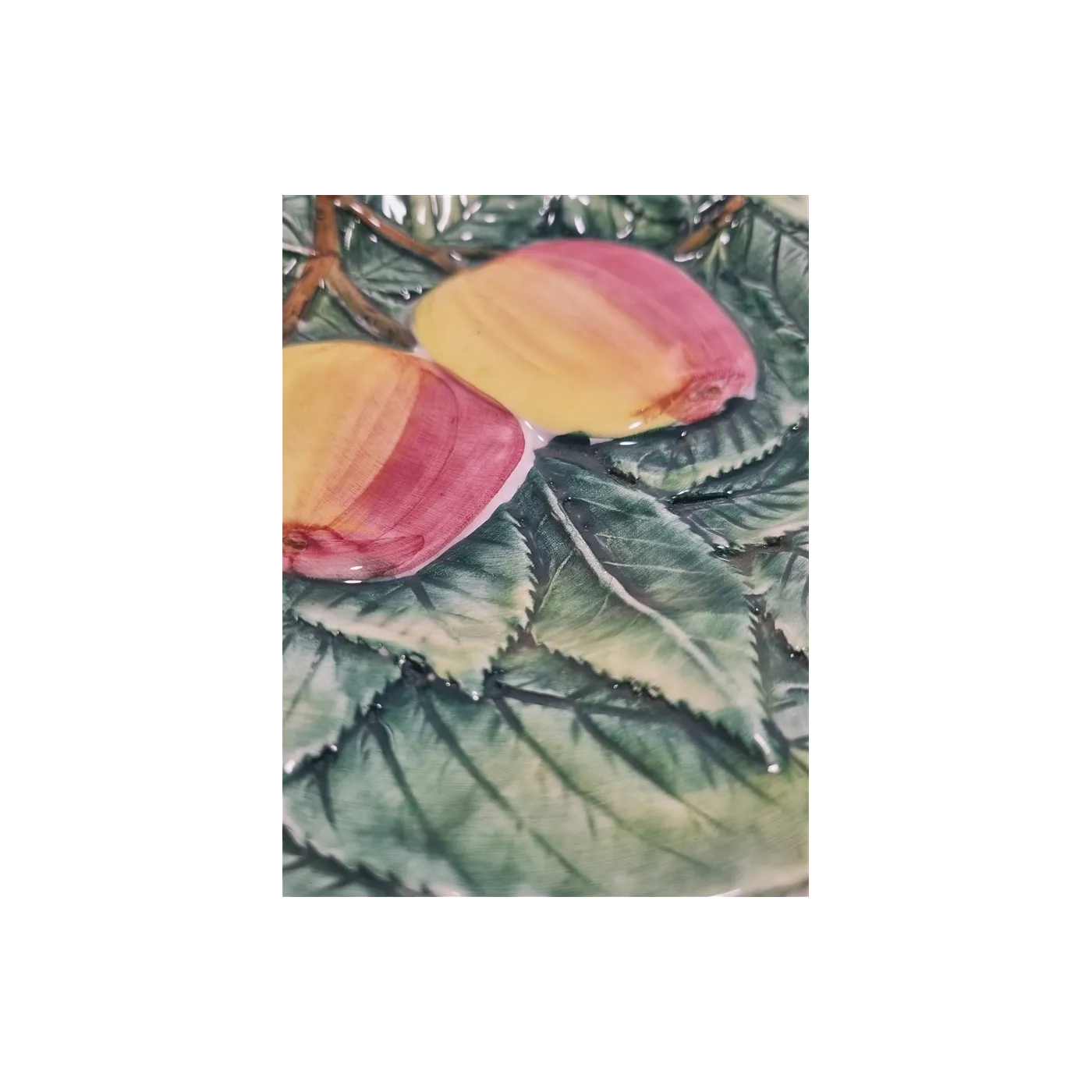 Duo d'assiettes barbotine