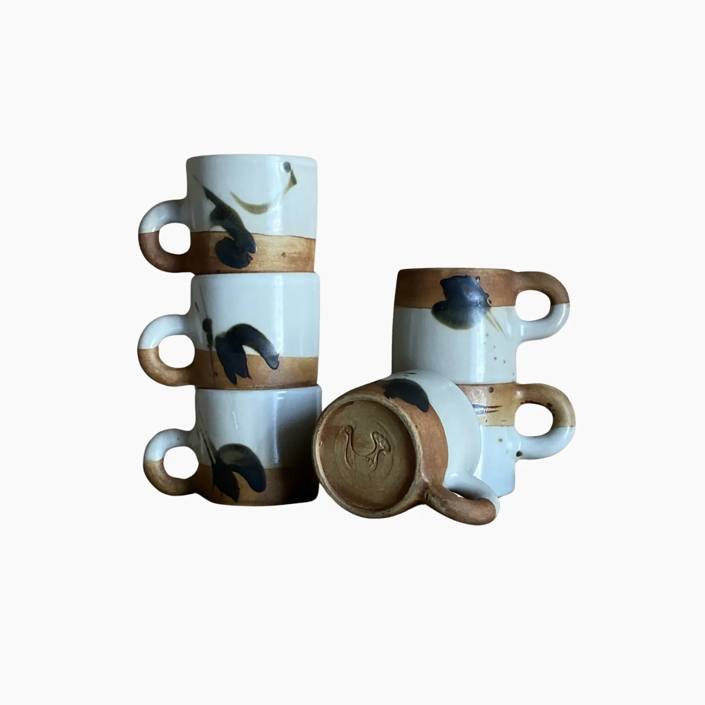 Tasse en grès x6 de la Poterie de la Colombe