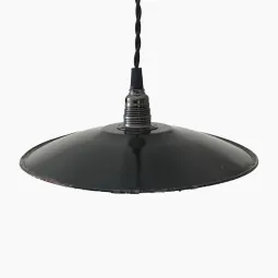 Suspension en métal noir vintage