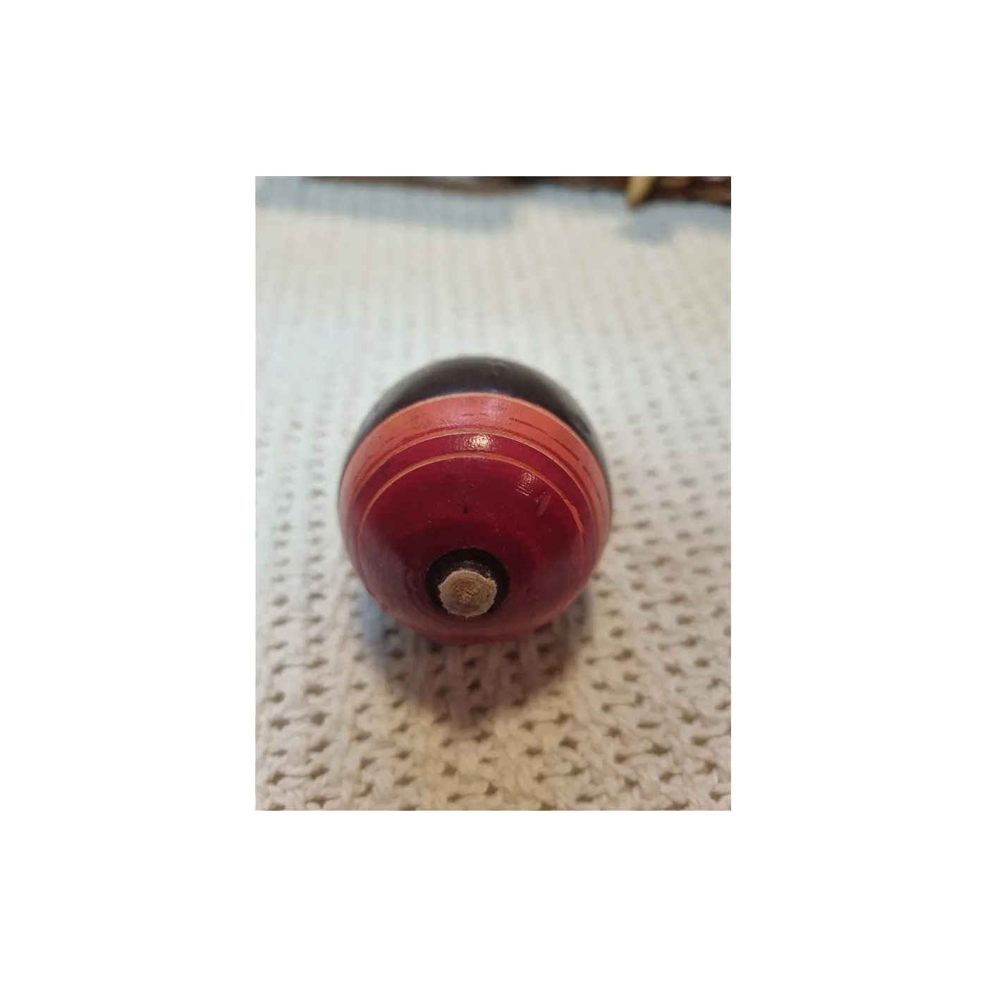 Duo d'anciennes toupies