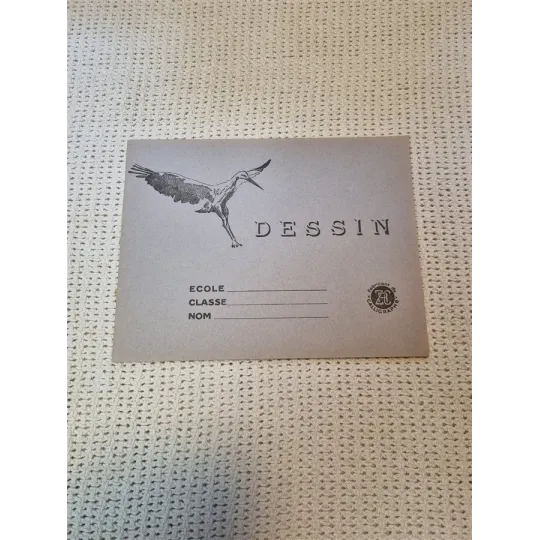 Lot de 3 anciens cahiers d'écolier