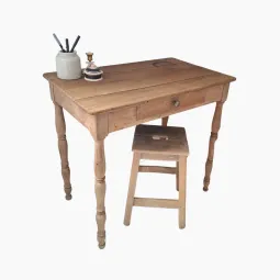 Bureau / Table d'appoint / Console de ferme en bois massif