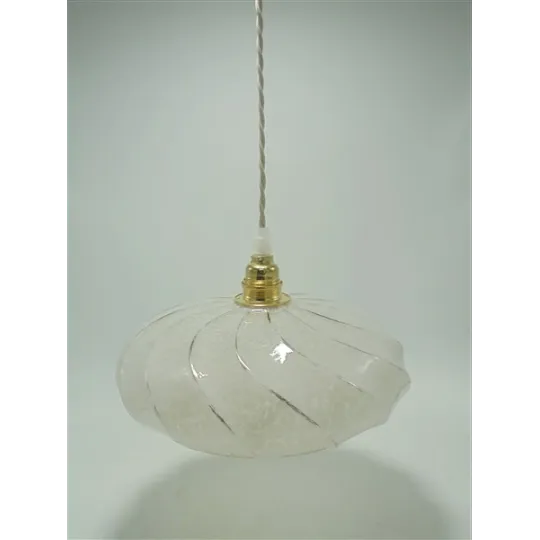 Suspension en verre moucheté
