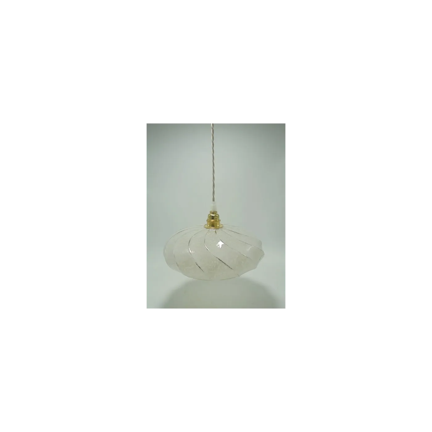 Suspension en verre moucheté