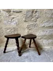 Tabouret tripode x2