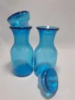 Paire de pots Lever bleus
