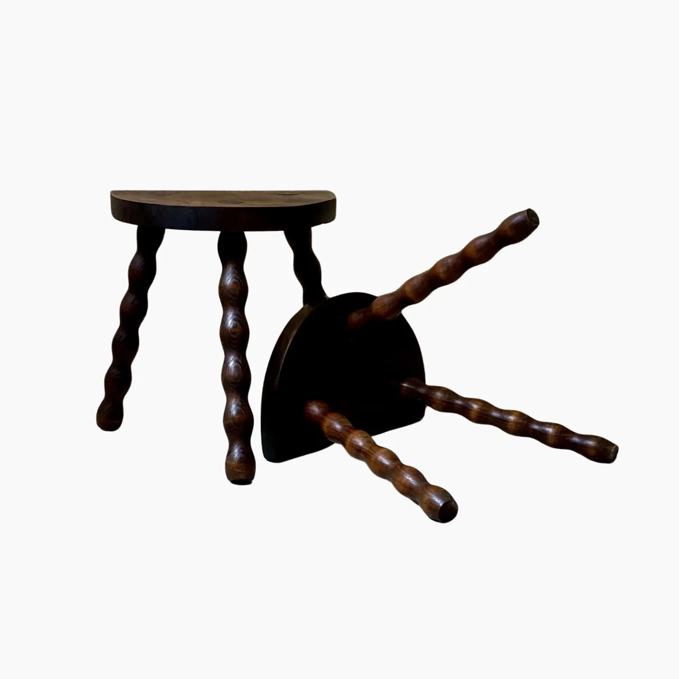 Tabouret tripode x2