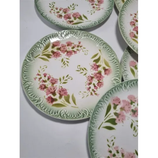 Assiettes à dessert Digoin & Sarreguemines