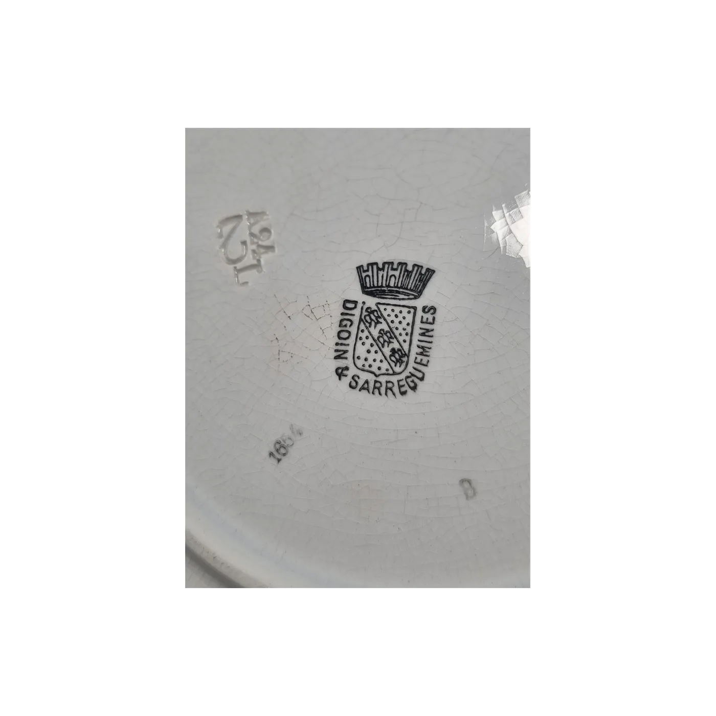 Assiettes à dessert Digoin & Sarreguemines