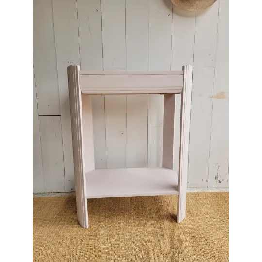 petite console bout de canapé art déco ancien en bois