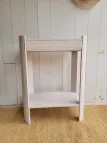 petite console bout de canapé art déco ancien en bois