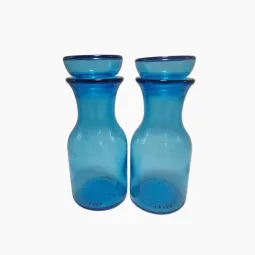 Paire de pots Lever bleus