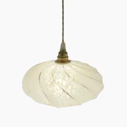 Suspension en verre moucheté