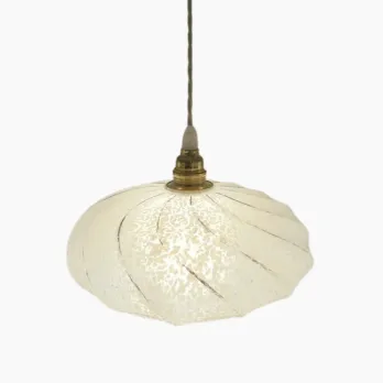 Suspension en verre moucheté