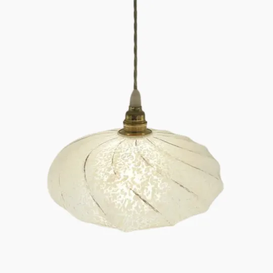 Suspension en verre moucheté
