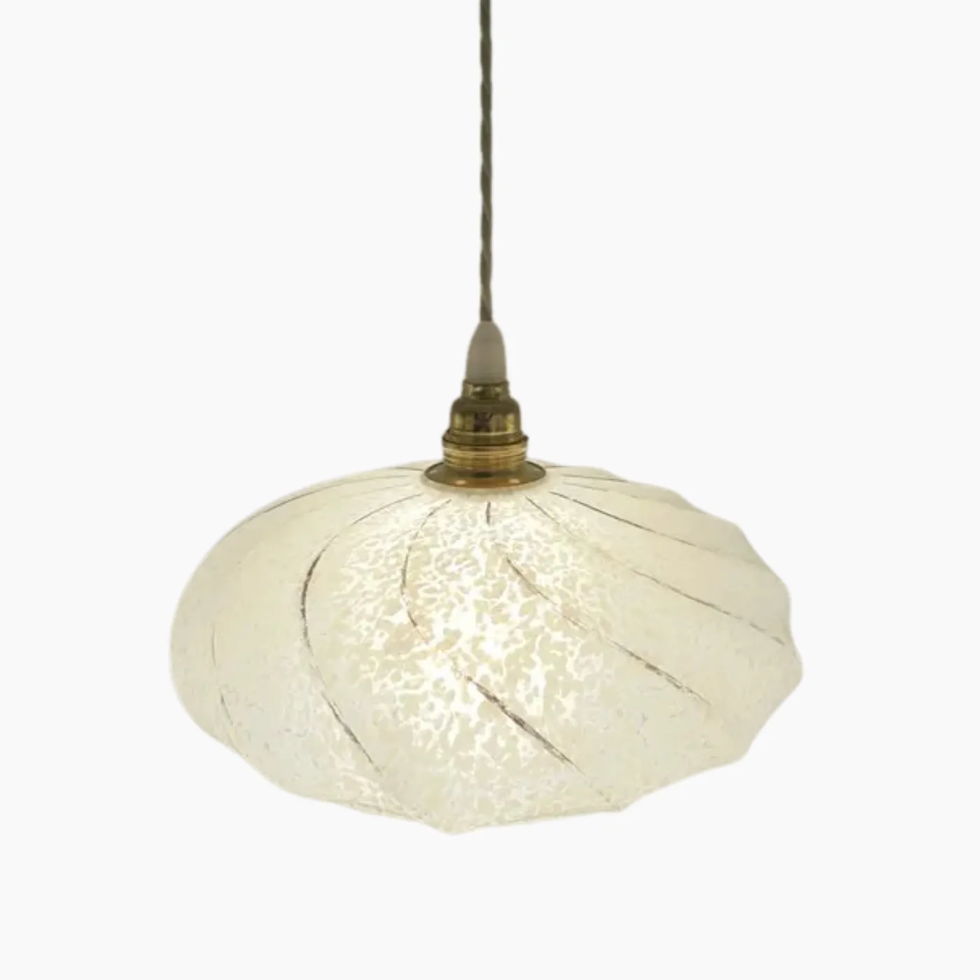 Suspension en verre moucheté