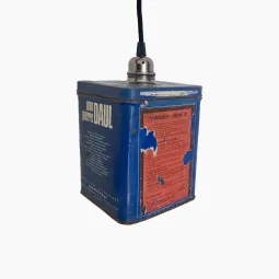 Suspension boîte métal