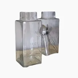 Ancien bocal à confiseries en verre