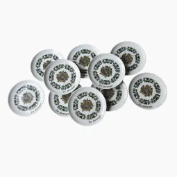 Ensemble de 10 assiettes plates Gien