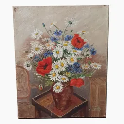 Tableau ancien nature morte